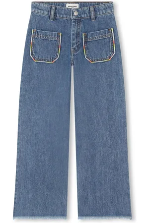 Sonia Rykiel Enfant Vaqueros rectos bordados