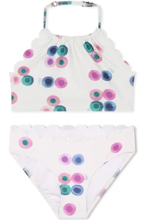Chloé Bikini con estampado gráfico