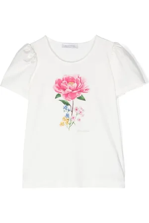 MONNALISA Camiseta con motivo floral