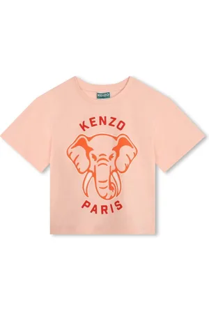 Kenzo Camiseta con elefante bordado