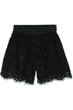 MONNALISA Pantalones cortos con encaje floral