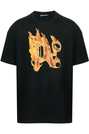 Palm Angels Camiseta Burning con monograma