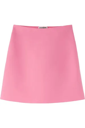 Jil Sander Falda acampanada con cintura alta