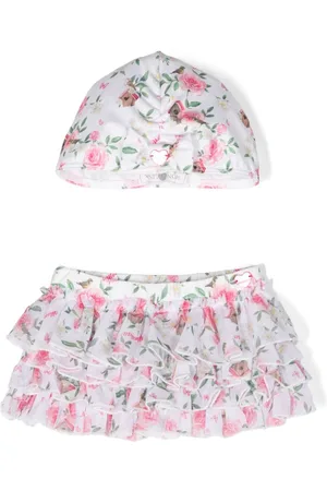 MONNALISA Tutú con volantes y estampado floral