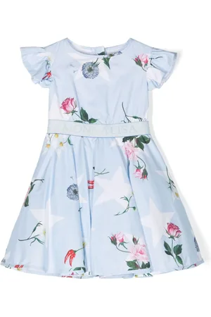 MONNALISA Vestido acampanado con estampado floral