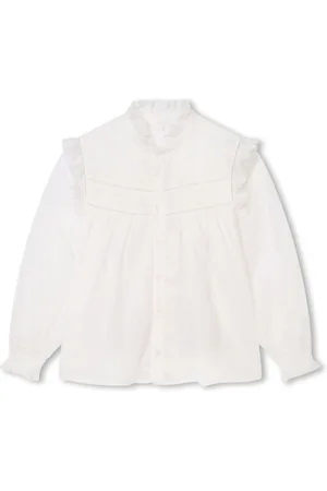 Chloé Camisa con volantes y ojales