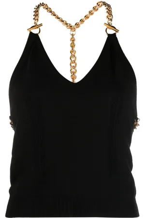 Moschino Top con detalle de cadena