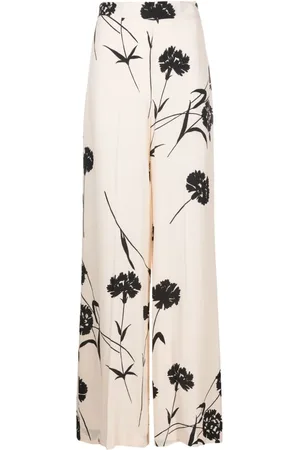 Twin-Set Pantalones anchos con estampado floral