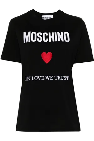 Moschino Camiseta con logo estampado