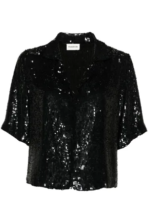 P.A.R.O.S.H. Camisa con detalle de lentejuelas
