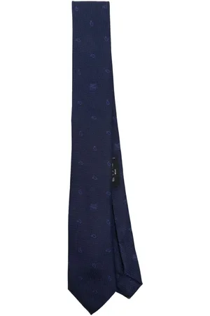 Etro Corbata con motivo en jacquard
