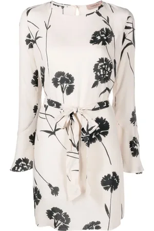 Twin-Set Vestido corto con motivo floral