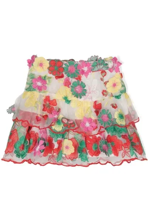 Marlo Falda con bordado floral
