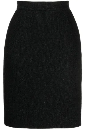 Jil Sander Falda de cintura alta