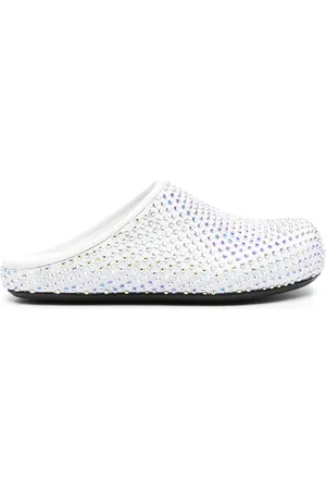 Marni Slippers con apliques de strass