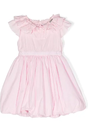 MONNALISA Vestido plisado con volantes
