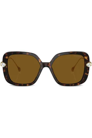 Swarovski Gafas de sol con efecto de carey