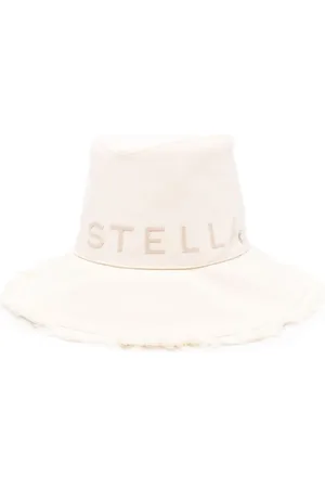 Stella McCartney Sombrero de verano con aplique del logo