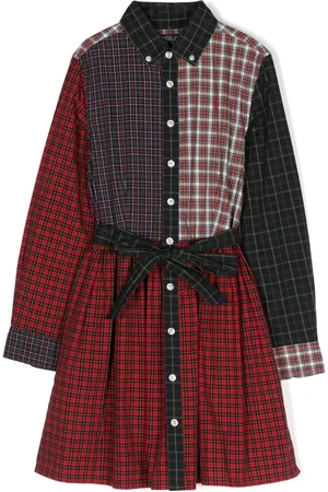 Ralph Lauren Vestido camisero a cuadros