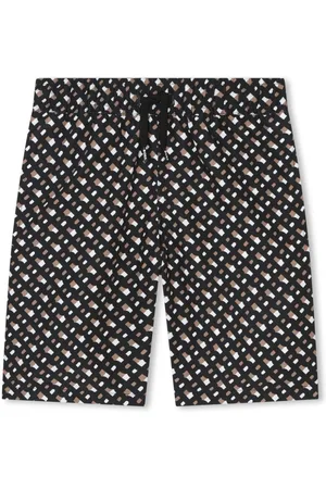 HUGO BOSS Bañador con monograma y cordones