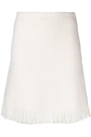 Chloé Minifalda acampanada de bouclé