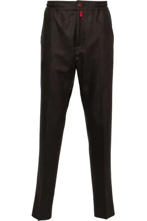 Kiton Pantalones rectos estilo capri