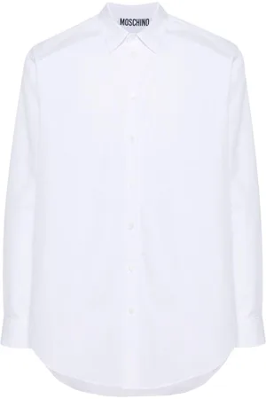 Moschino Camisa con logo bordado