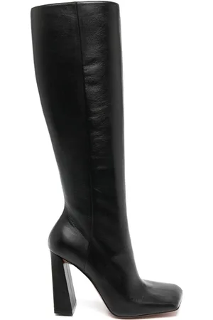 Amina Muaddi Botas altas Marine