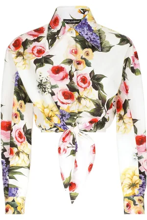 Dolce & Gabbana Camisa corta con motivo floral