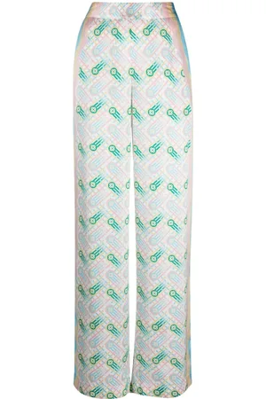 Casablanca Pantalones rectos con estampado gráfico
