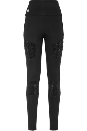 Philipp Plein Leggins con detalles de cristal