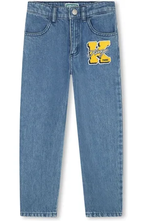 Kenzo Vaqueros rectos con aplique del logo