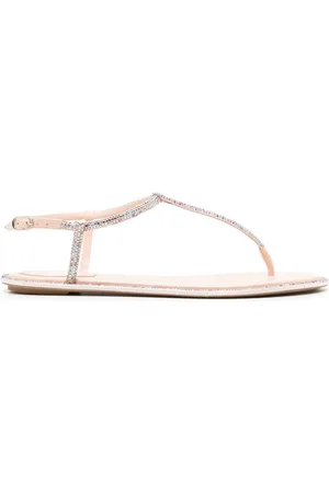 RENE CAOVILLA Sandalias con apliques de strass