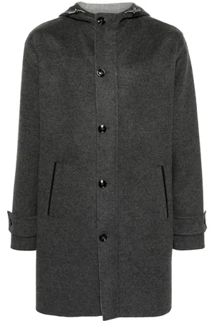 Kiton Chaqueta con capucha y botones
