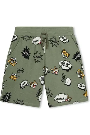 Kenzo Bermudas con estampado de tigre