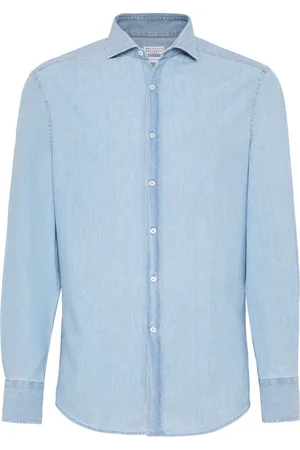 Brunello Cucinelli Camisa lisa con botones