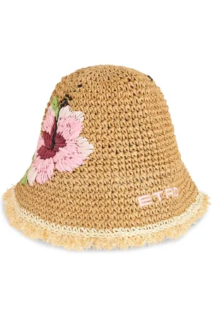 Etro Sombrero de pescador con bordado floral