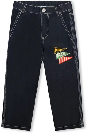 Kenzo Vaqueros con parche del logo