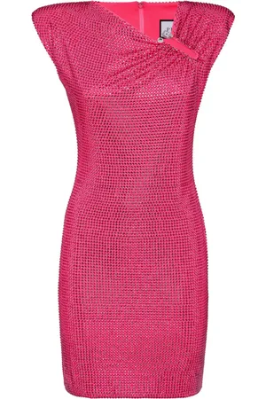 Philipp Plein Vestido corto con detalle de cristales