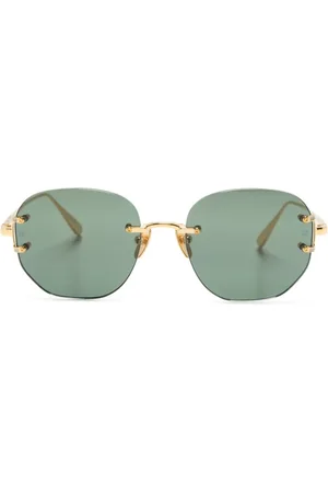 Linda Farrow Gafas de sol Sandor con motivo geométrico