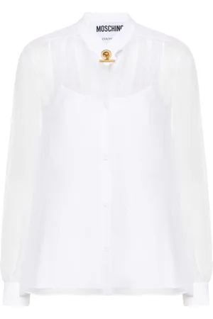 Moschino Blusa con cierre de barra en T