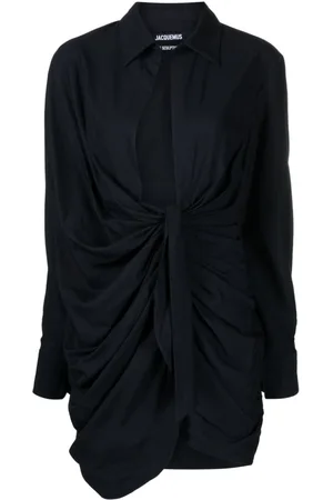 Jacquemus Vestido corto La Robe Bahia drapeado