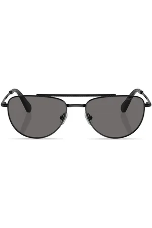 Swarovski Gafas de sol con montura ovalada y logo