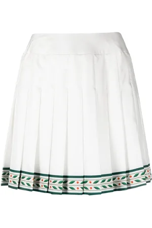 Casablanca Minifalda Laurel plisada