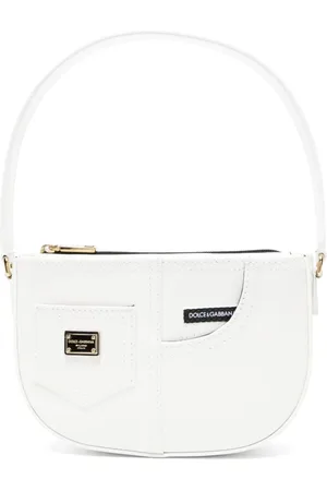 Dolce & Gabbana Bolso de hombro con placa del logo