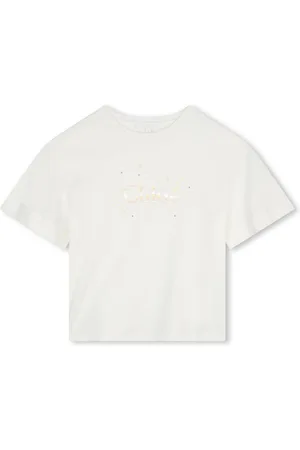 Chloé Camiseta con logo estampado