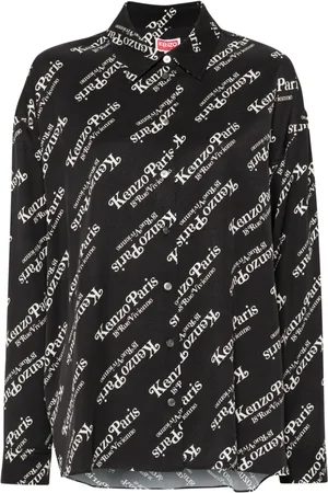 Kenzo Camisa con logo estampado