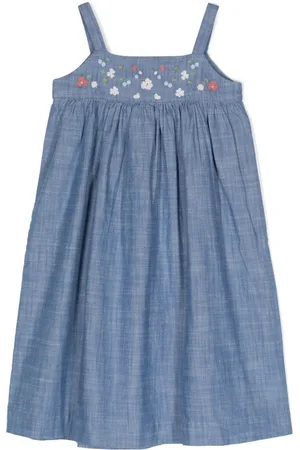 BONPOINT Vestido con bordado floral