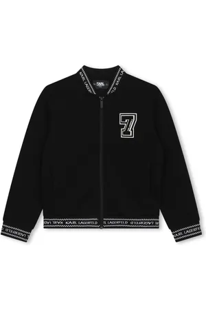 Karl Lagerfeld Chaqueta bomber con logo estampado