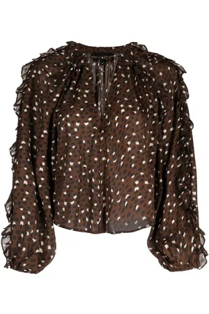Cynthia Rowley Blusa con motivo de lunares